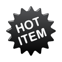 label black hot