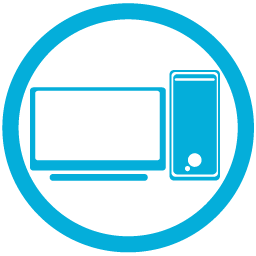 Metro Computer Blue