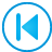 Button Begin blue