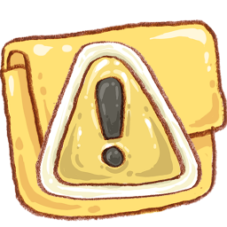 Folder Caution