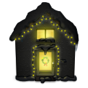 Snowy House Dark