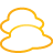 Weather Clouds yellow