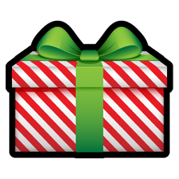 Gift red stripes
