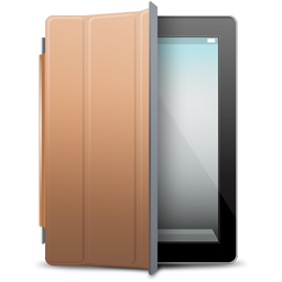 iPad 2 black brown cover