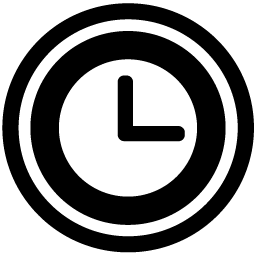 Metro Clock1 Black