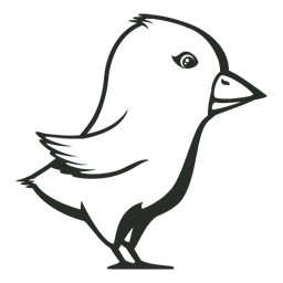 Detailed Twitter Bird