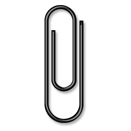 Paperclip3 black