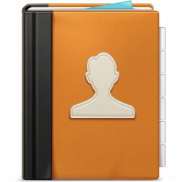 Address Book ornage