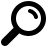 Magnifying Glass black