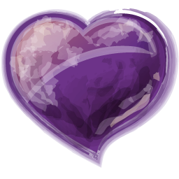Herz violet