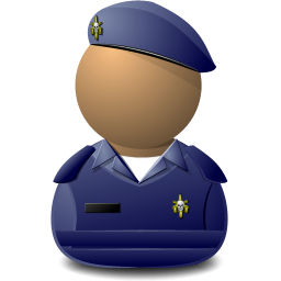 Captain Blue Shielded