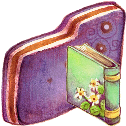 Book Violet Folder