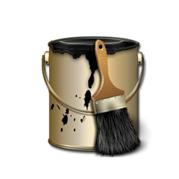 Paint Black and Gold
