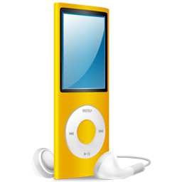 iPod Nano yellow on