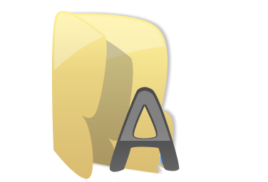 Fonts folder