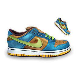 Nike Dunk Blue & Brown