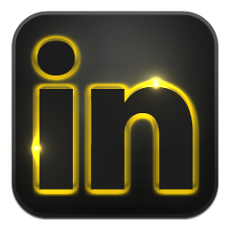 Linkedin neon glow