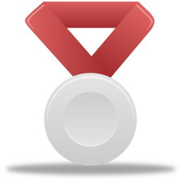 Metal silver red