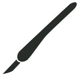 Scalpel outline