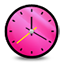 Clock Pink