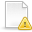 Page blank warning
