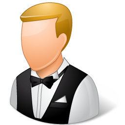 Waiter Male Light