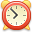 Clock Red