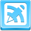 Blog Writing Button Blue
