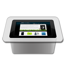 Website on surface