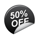 sticker black 50off