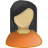 User female olive orange