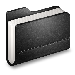Library Black Folder