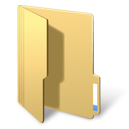 Folderopened yellow