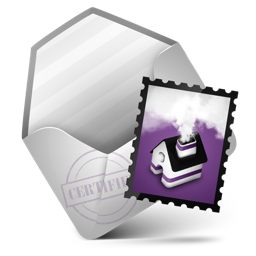 Mail purple