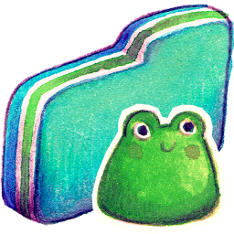 Frog Green Folder