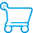 Shopping Cart blue
