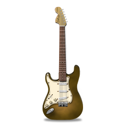Stratocastor Guitar Orange Bright