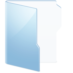 Folder blue