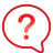 Question Balloon red