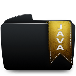 Folder black java