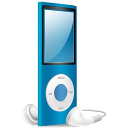iPod Nano blue on