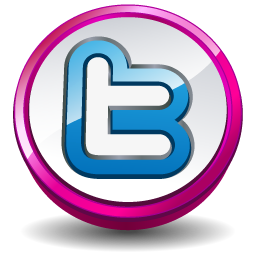 Twitter pink button