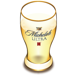 Michelob beer glass