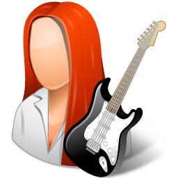 Guitarist Female Light