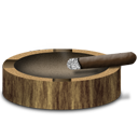 Ash tray and habano