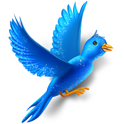 Flying bird sparkles