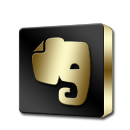 Evernote Black and Gold