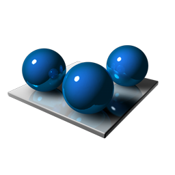 3 Blue Spheares