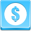 Dollar Coin Blue