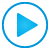 Button Play blue
